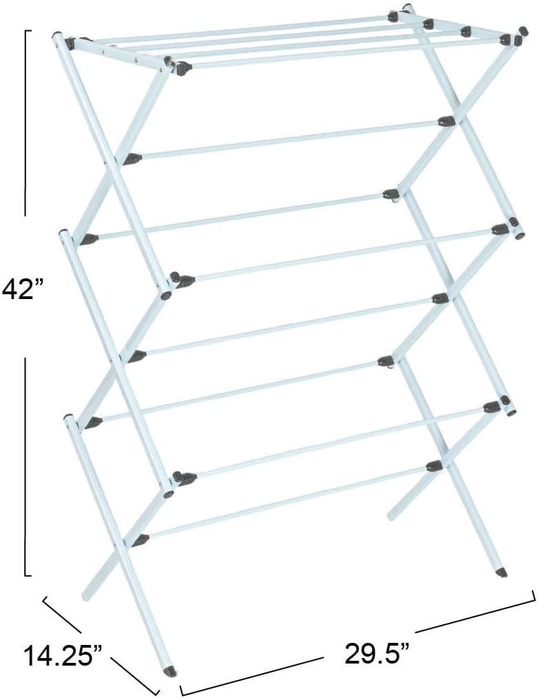 Folding Clothes Drying Rack 🧺 Space-Saving Laundry Solution 🌞 Indoor & Outdoor Drying Made Easy