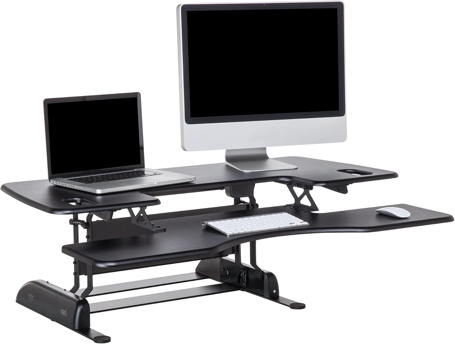 Adjustable Standing Desk Converter 🖥️ Ergonomic Spring-Assisted Sit-Stand Workstation ✨ Perfect for Home & Office