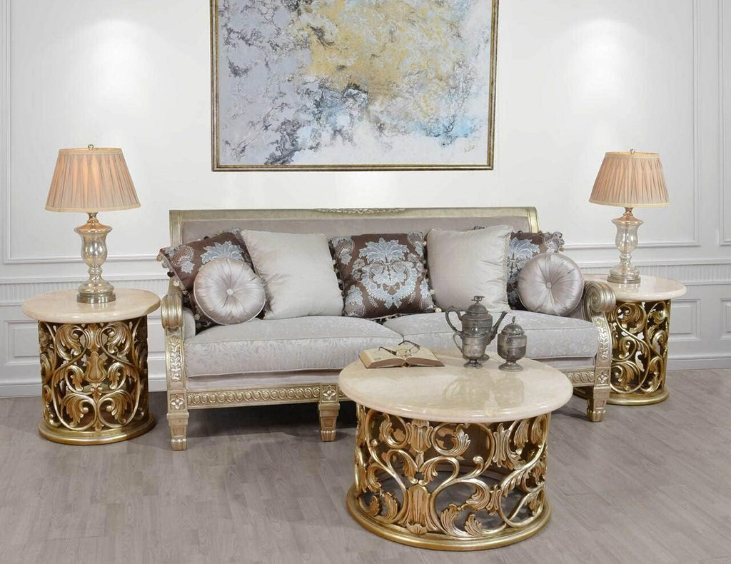 Modern Platina Coffee Table 🪞 Sleek Glass & Metal Design for Stylish Living Room ✨