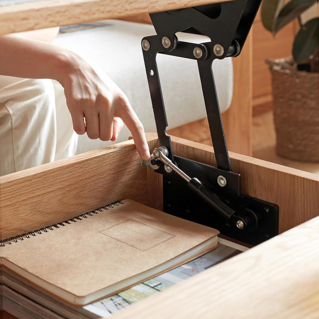 Natural Wood Storage Shelf 🌿 4-Tier Organizer for Home, Apartment & Office 🏡 Stylish & Functional