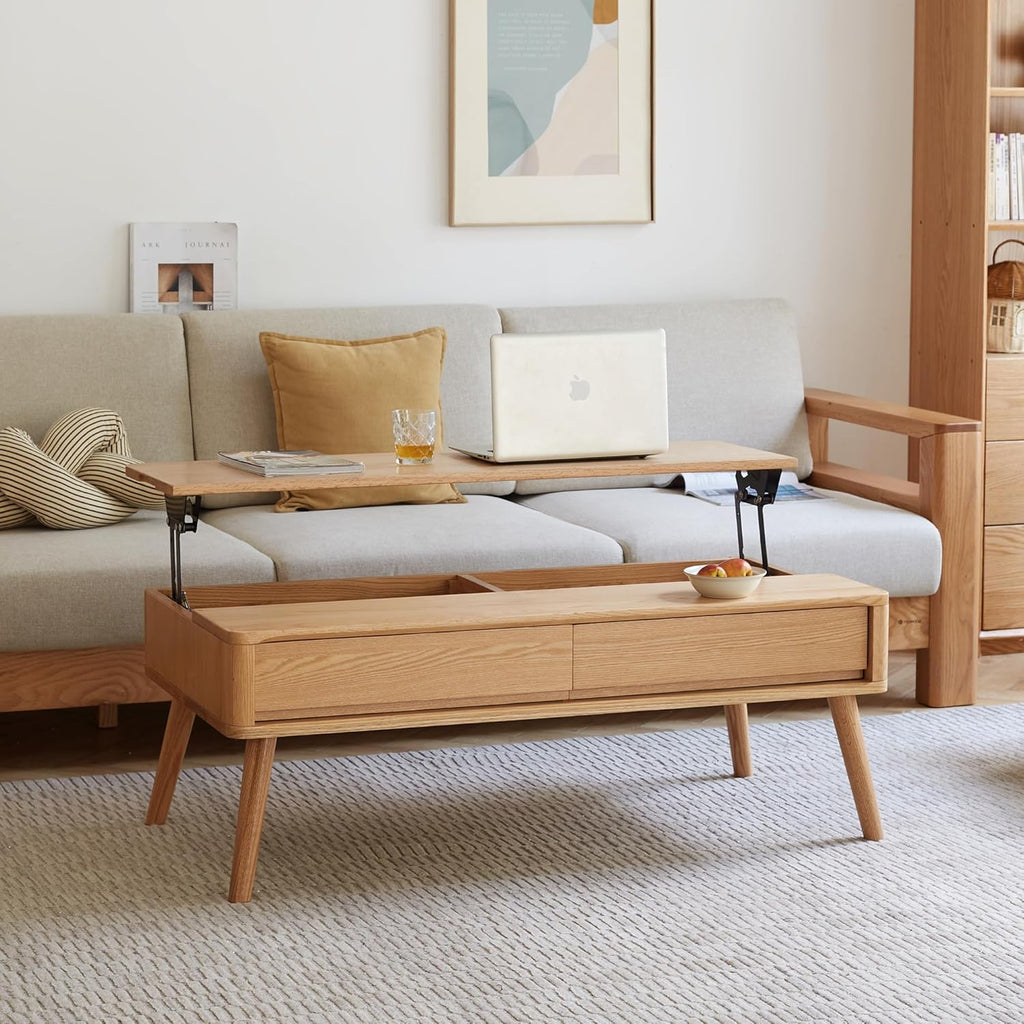 Natural Wood Storage Shelf 🌿 4-Tier Organizer for Home, Apartment & Office 🏡 Stylish & Functional
