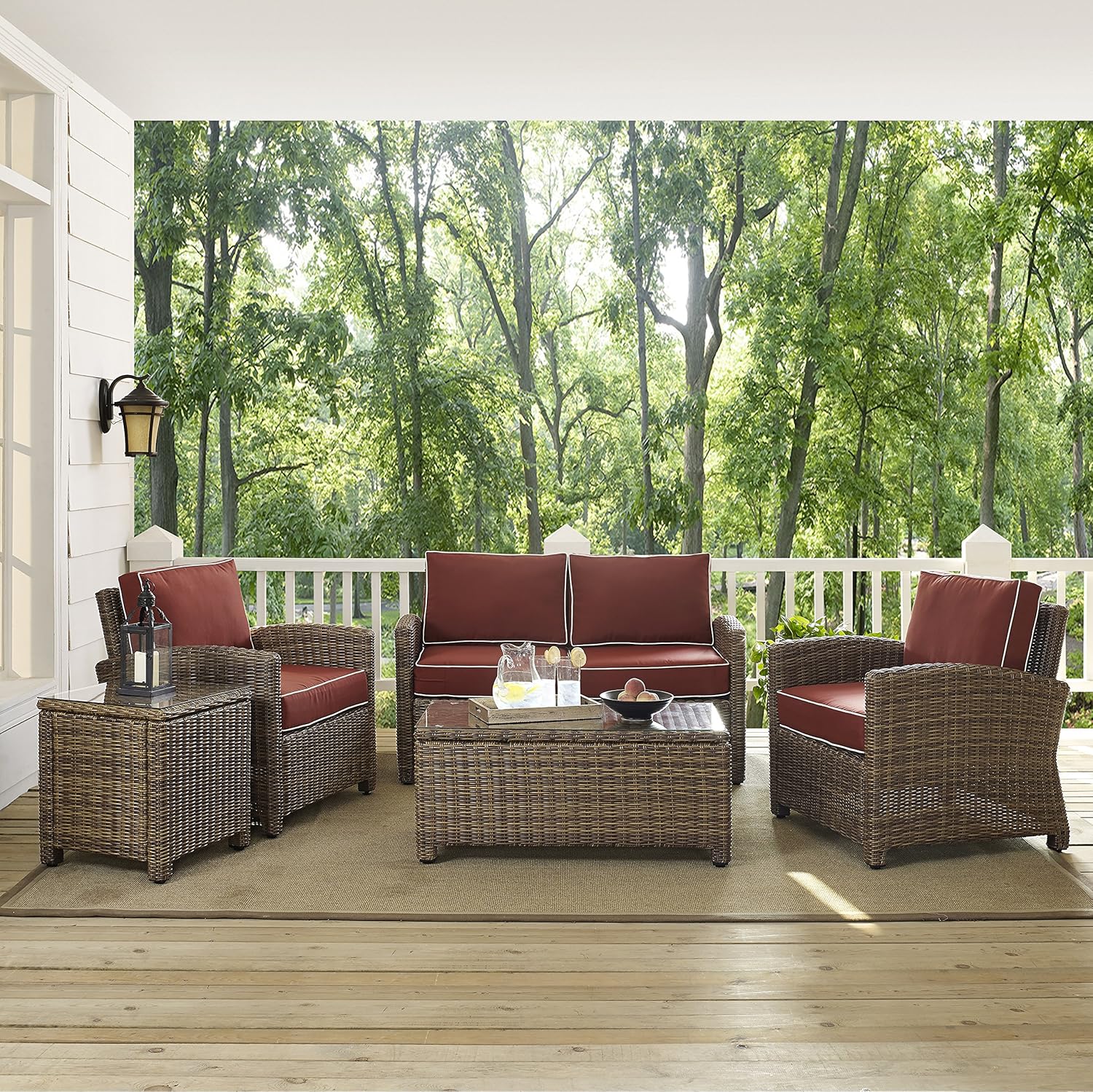 Luxury Outdoor Conversation Set 🛋️ Cozy Cushions & Weather-Resistant Design for Backyard Fun 🌞